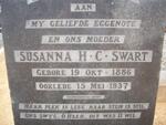 SWART Susanna H.C. 1886-1937