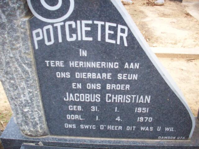 POTGIETER Jacobus Christian 1951-1970