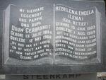 STEENKAMP Douw Gerbrandt 1894-1968 & Rebelena Engela RETIEF 1903-1989