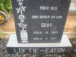 EATON Gert, Loftie 1893-1967
