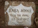 MINNIE Baba 1917-1917