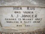 JONKER A.J. 1867-1950