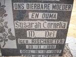 NEL Susarah Cornelia M. nee RISCHBIETER 1881-1967