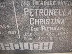 BROUGH Petronella Christina nee PIENAAR 1894-1975