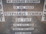 TOIT Stephanus Hendrik, du 1889-1970