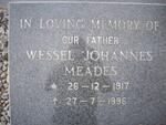 MEADES Wessel Johannes 1917-1996