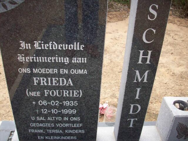 SCHMIDT Frieda nee FOURIE 1935-1999