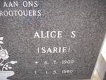 BEKKER Alice S. 1902-1980