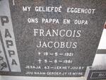 BEKKER Francois Jacobus 1921-1981