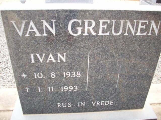 GREUNEN Ivan, van 1938-1993