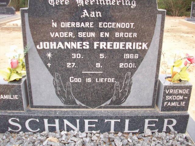 SCHNETLER Johannes Frederick 1966-2001