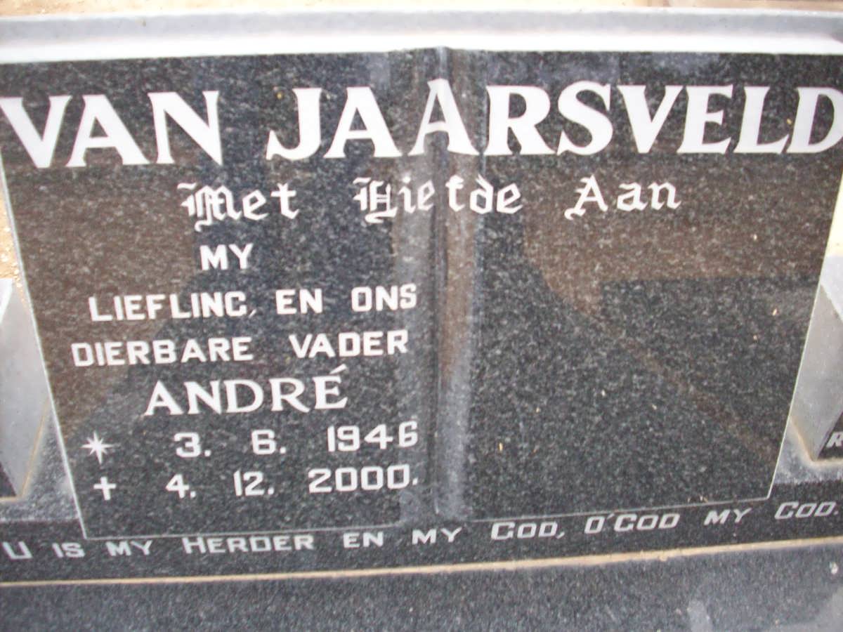 JAARSVELD Andre, van 1946-2000