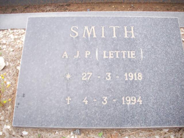 SMITH A.J.P. 1918-1994