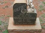 RHEEDER Maria Gertruida 1950-1950