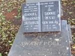 SWANEPOEL Daniel Johannes Jacobus 1913-1986 & M.S.W. VAN AS 1912-2003