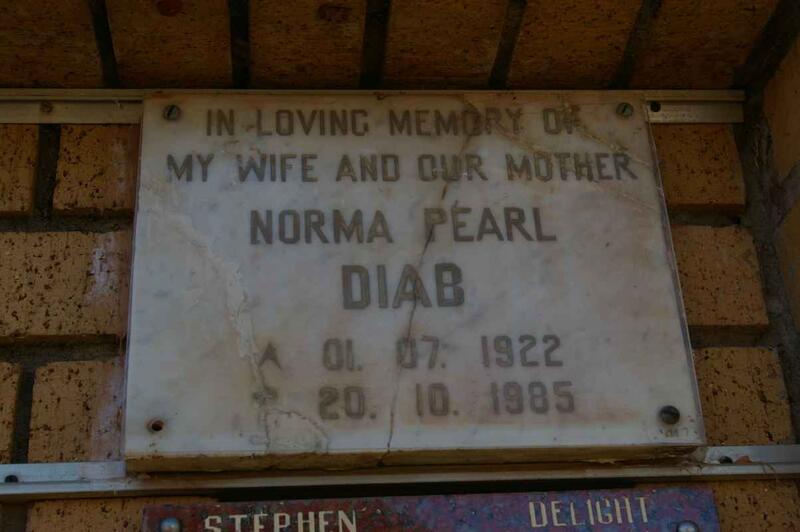 DIAB Norma Pearl 1922-1985