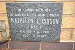 GIBSON Kathleen L. 1912-1992