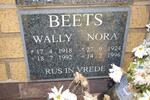 BEETS Wally 1918-1992 & Nora 1924-1996
