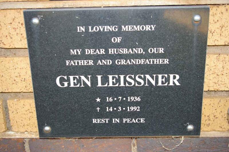LEISSNER Gen 1936-1992