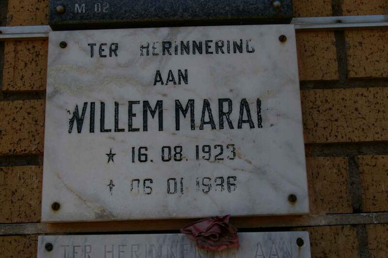MARAIS Willem 1923-1986