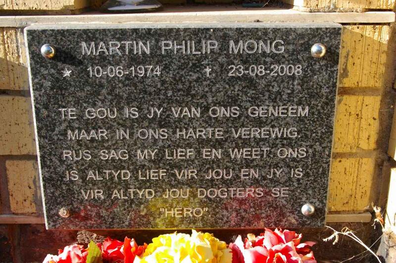 MONG Martin Philip 1974-2008