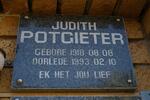 POTGIETER Judith 1918-1993