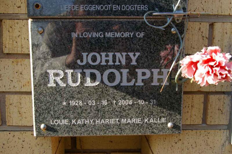 RUDOLPH Johny 1928-2004
