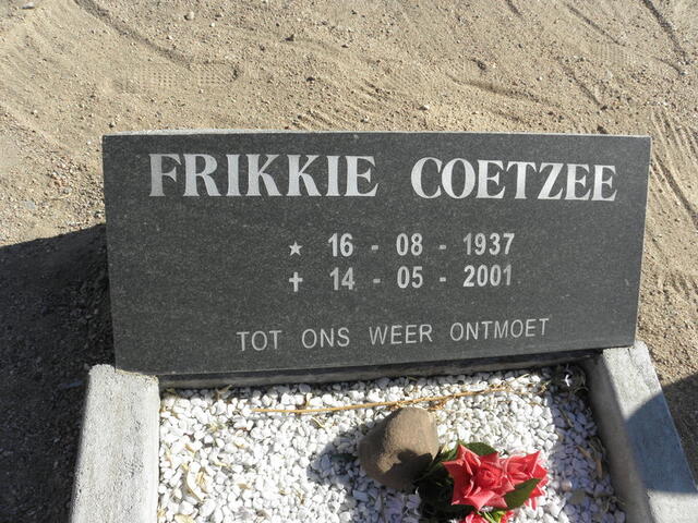 COETZEE Frikkie 1937-2001