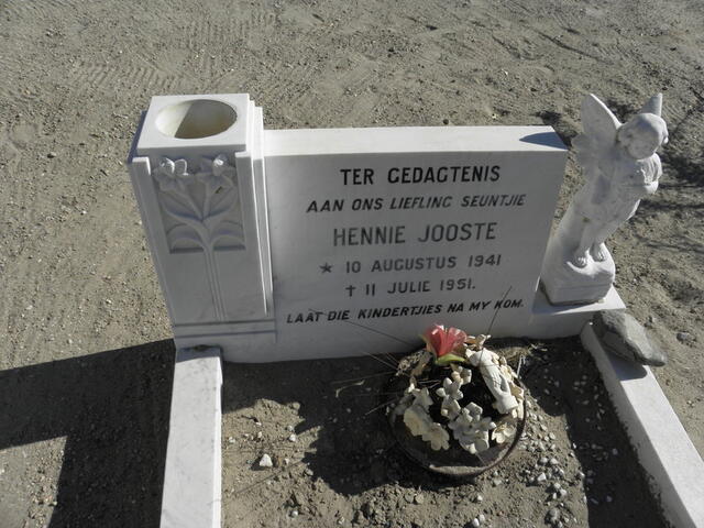 JOOSTE Hennie 1941-1951
