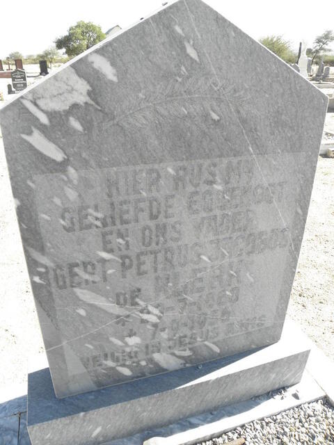 KLERK Gert Petrus Jacobus, de 1880-1956