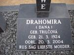 MERWE Drahomira, van der 1924-2004