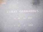 COETZEE Lukas Gerhardus 1918-1992 & Anna Elizabeth PIETERSE 1922-1993