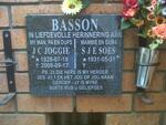 BASSON J.C. 1929-2009 & S.J.E. 1931-