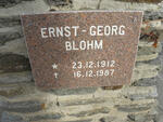 BLOHM Ernst-Georg 1912-1987
