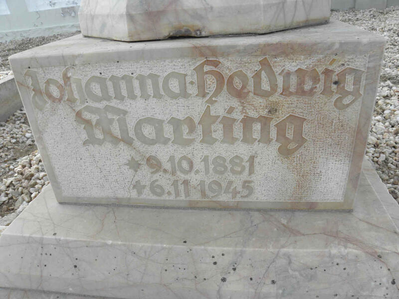 MARTING Johanna Hedwig 1881-1945
