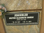 SCHIEBLER Hester Elizabeth Maria nee Van ZYL 1927-2011