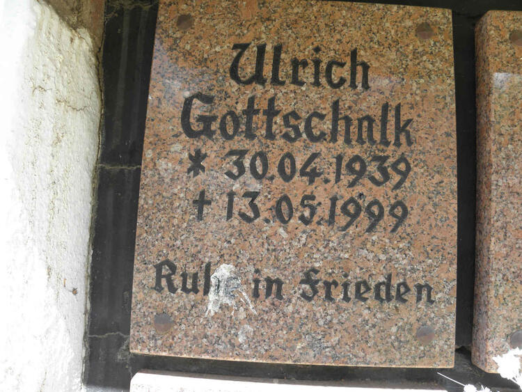 GOTTSCHALK Ulrich 1939-1999