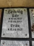 HENNIG Udo 1937-2001 & Erika 1947-