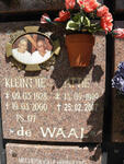 WAAL Attie, de 1919-2007 & Kleintjie 1928-2000