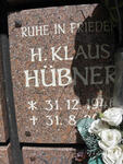 HÜBNER H. Klaus 1946-20??