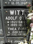 WITT Adolf Otto 1921-1995 & Thea Dora 1926-2012