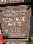 MATTHEE Petrus Johannes 1936-2002