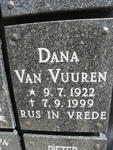 VUUREN Dana, van 1922-1999