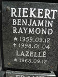 RIEKERT Benjamin Raymond 1959-1998 & Lazellé 1968-