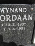 JORDAAN Wynand 1937-1997
