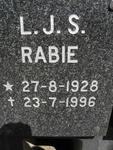 RABIE L.J.S. 1928-1996