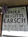 KARSCH Erika Brigitte 1949-1997