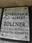 ZÖLLNER Friedrich Albert 1928-1994