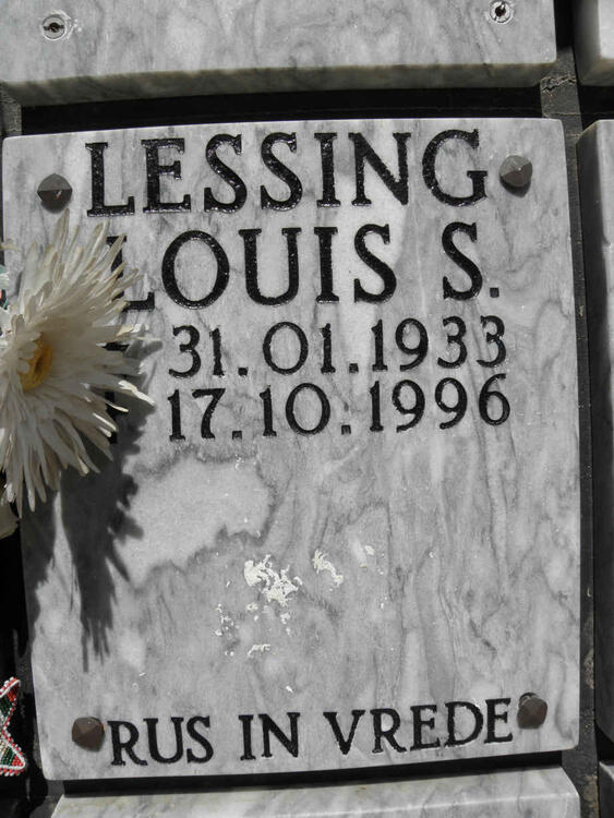 LESSING Louis S. 1933-1996
