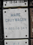 CRUYWAGEN Maré 1993-1993